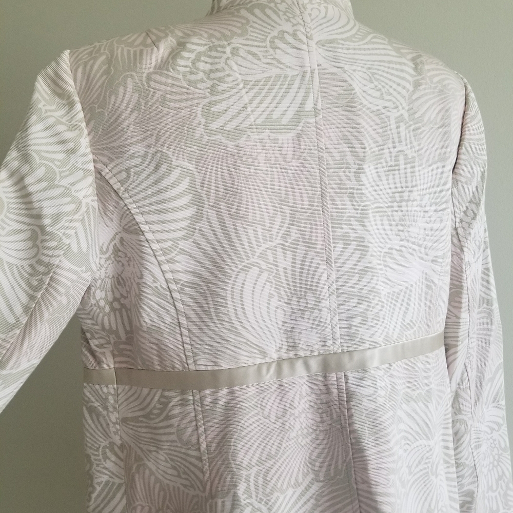 Sigrid olsen mandarian collar jacket in satin - Picture 9 of 13